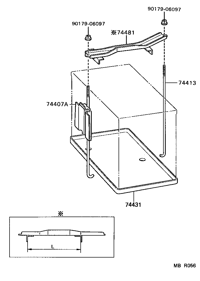  TERCEL |  BATTERY CARRIER