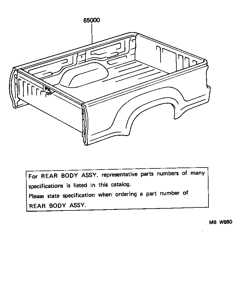  T100 |  REAR BODY ASSEMBLY