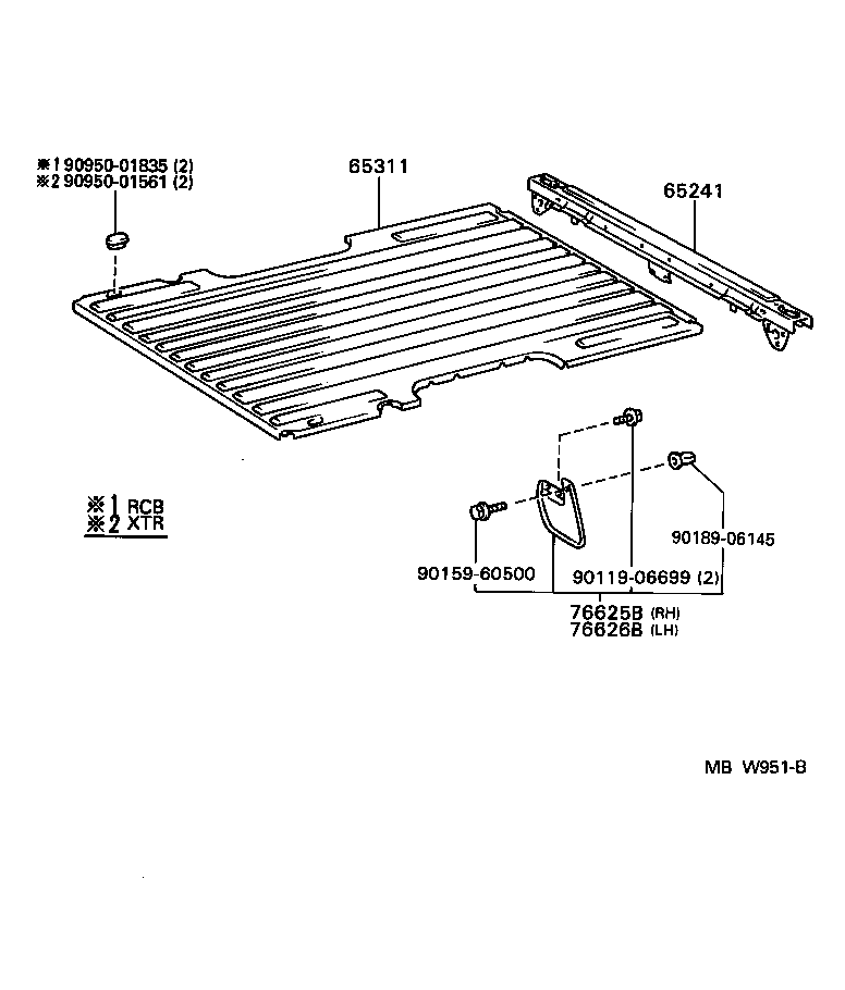  T100 |  REAR BODY FLOOR FENDER