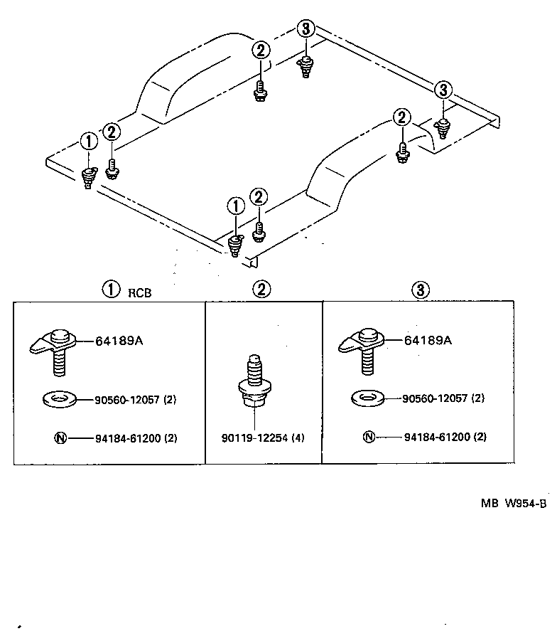  T100 |  REAR BODY MOUNTING