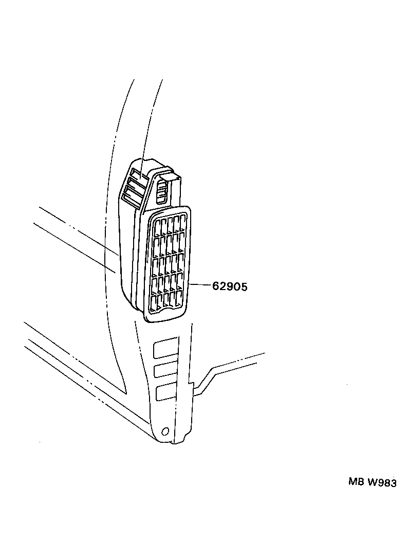  T100 |  REAR VENTILATOR ROOF VENTILATOR