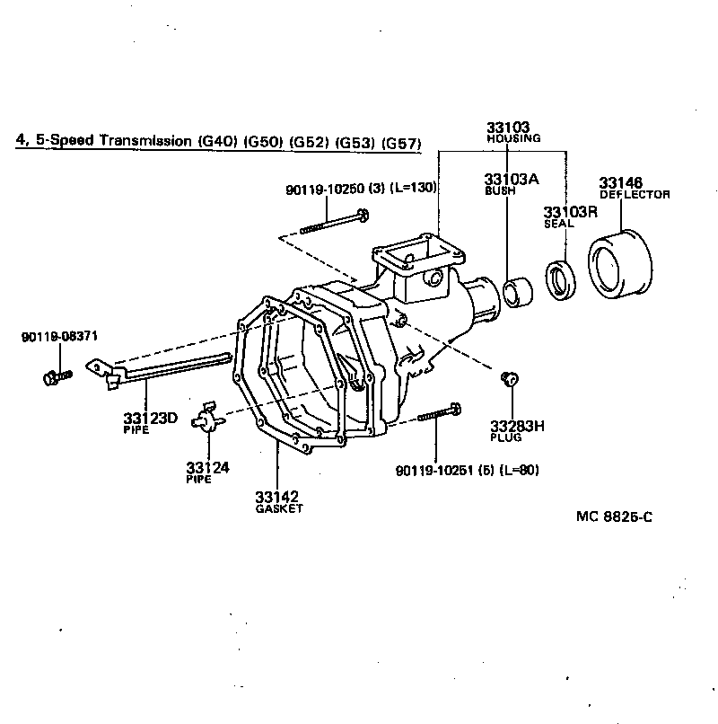  4 RUNNER TRUCK |  EXTENSION HOUSING MTM