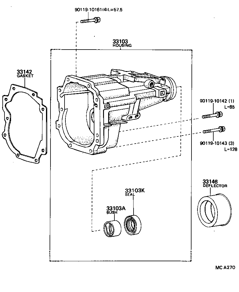  4 RUNNER TRUCK |  EXTENSION HOUSING MTM