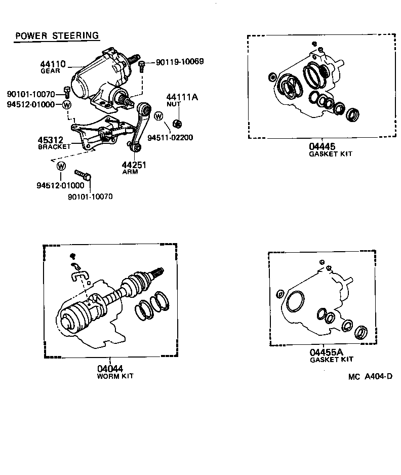  4 RUNNER TRUCK |  FRONT STEERING GEAR LINK