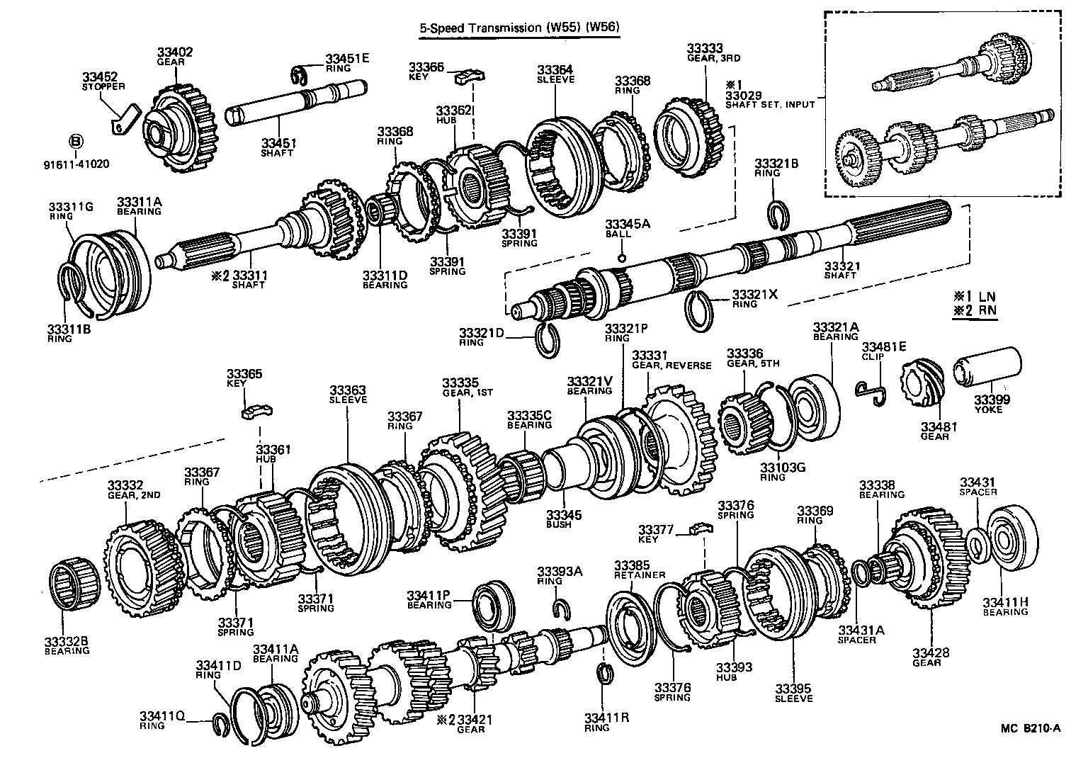  4 RUNNER TRUCK |  TRANSMISSION GEAR MTM