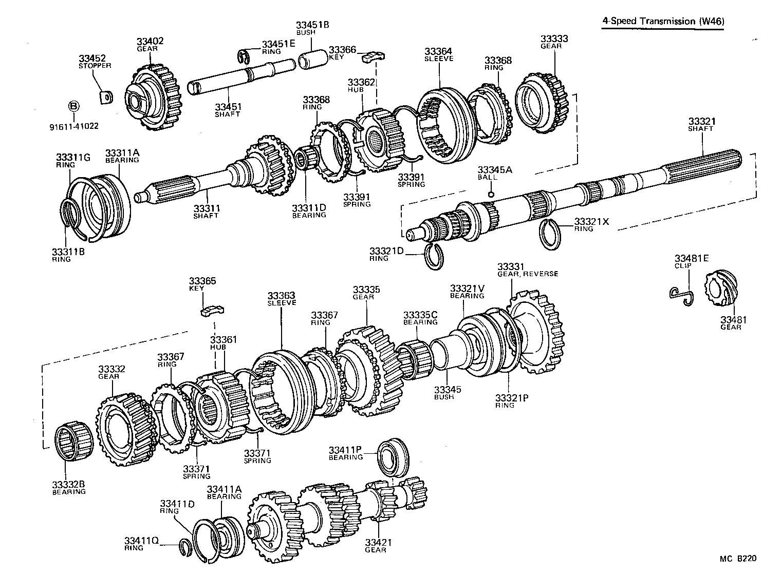  4 RUNNER TRUCK |  TRANSMISSION GEAR MTM