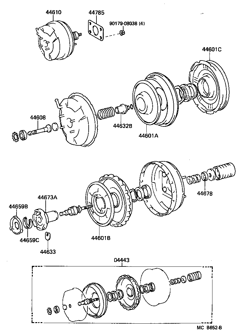  4 RUNNER TRUCK |  BRAKE BOOSTER VACUUM TUBE