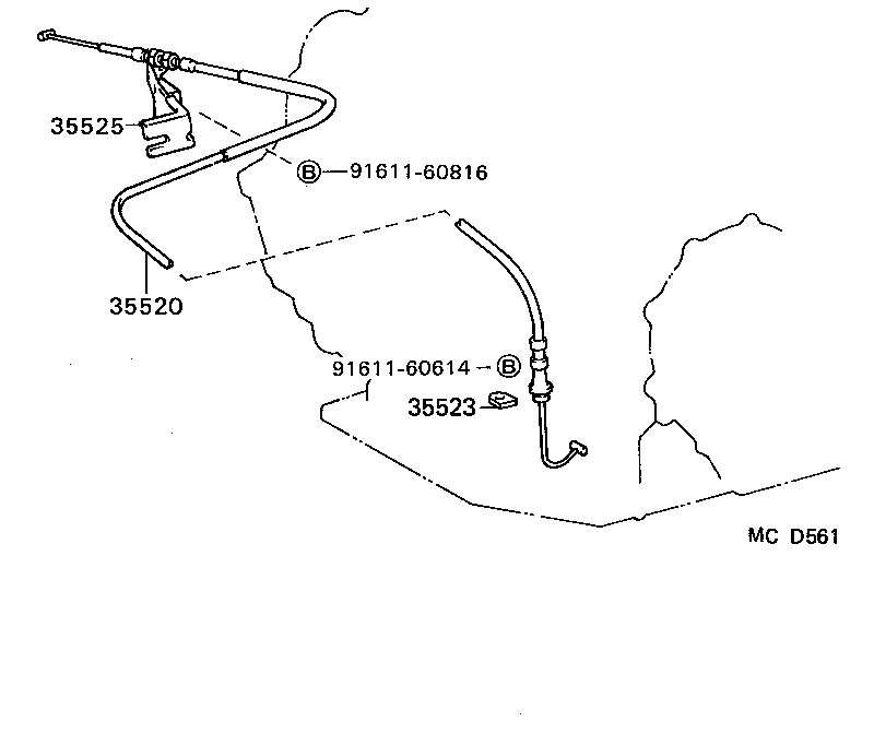  CAMRY |  THROTTLE LINK VALVE LEVER ATM