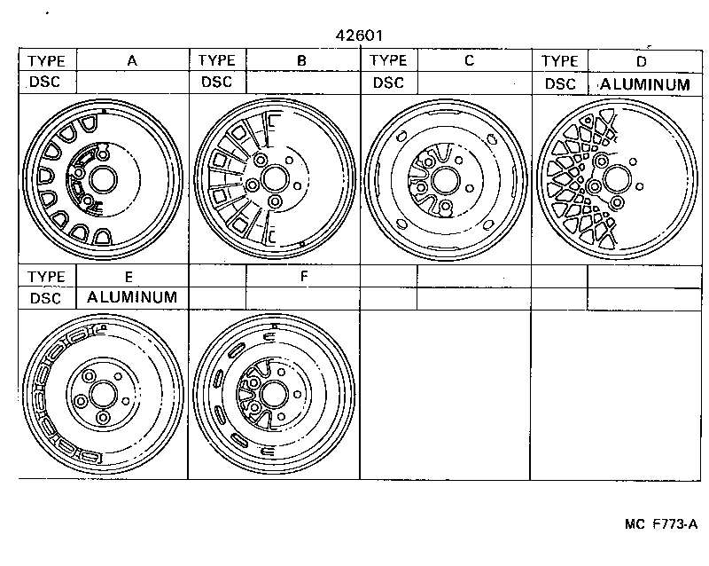  CAMRY |  DISC WHEEL WHEEL CAP