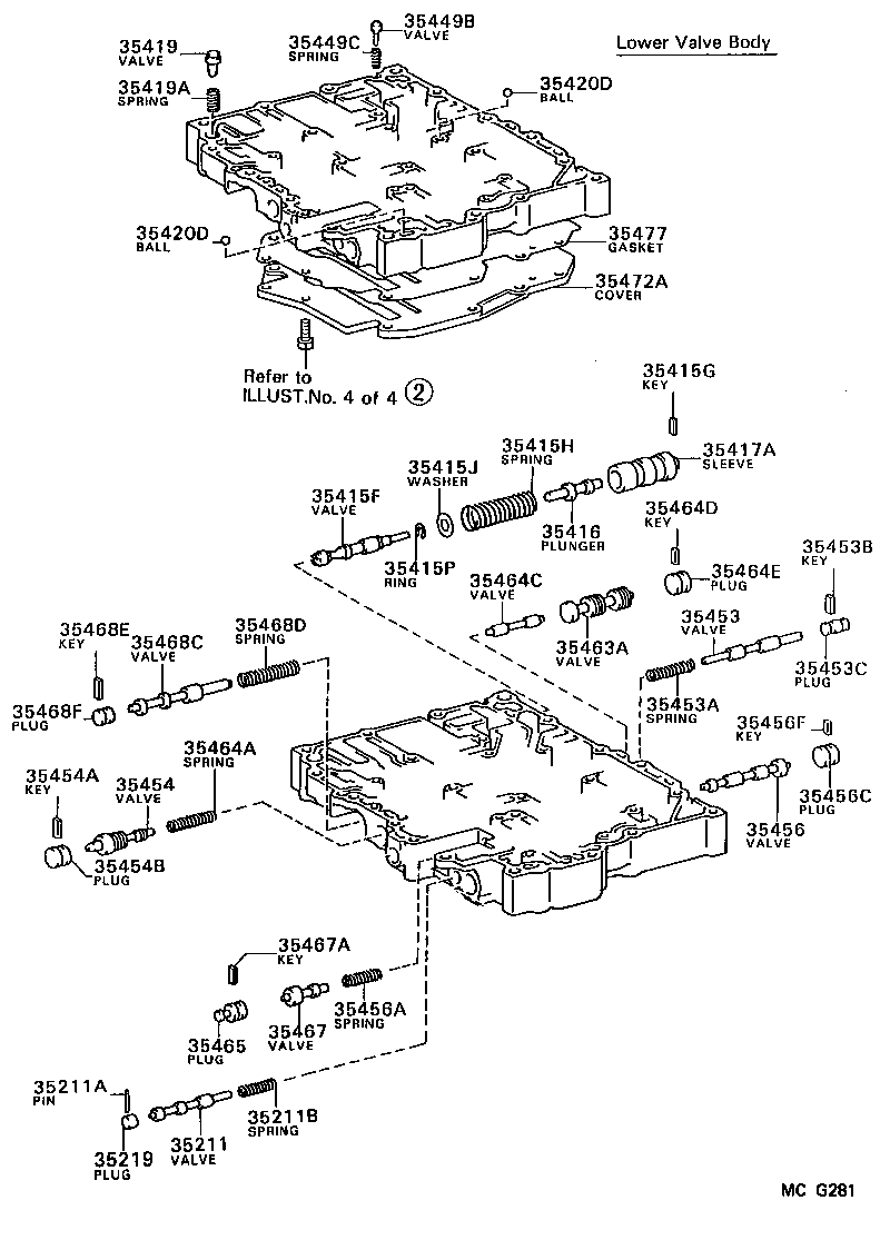  TERCEL |  VALVE BODY OIL STRAINER ATM