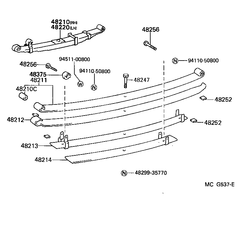  4 RUNNER TRUCK |  REAR SPRING SHOCK ABSORBER