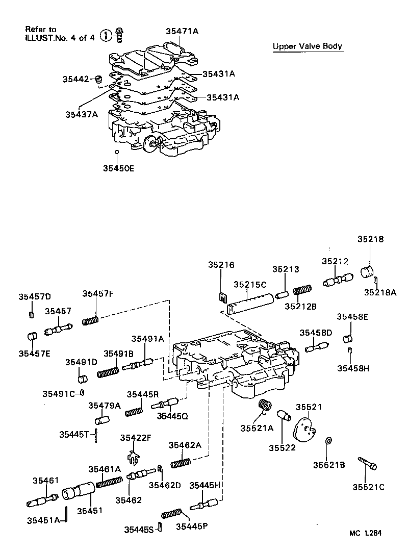  TERCEL |  VALVE BODY OIL STRAINER ATM