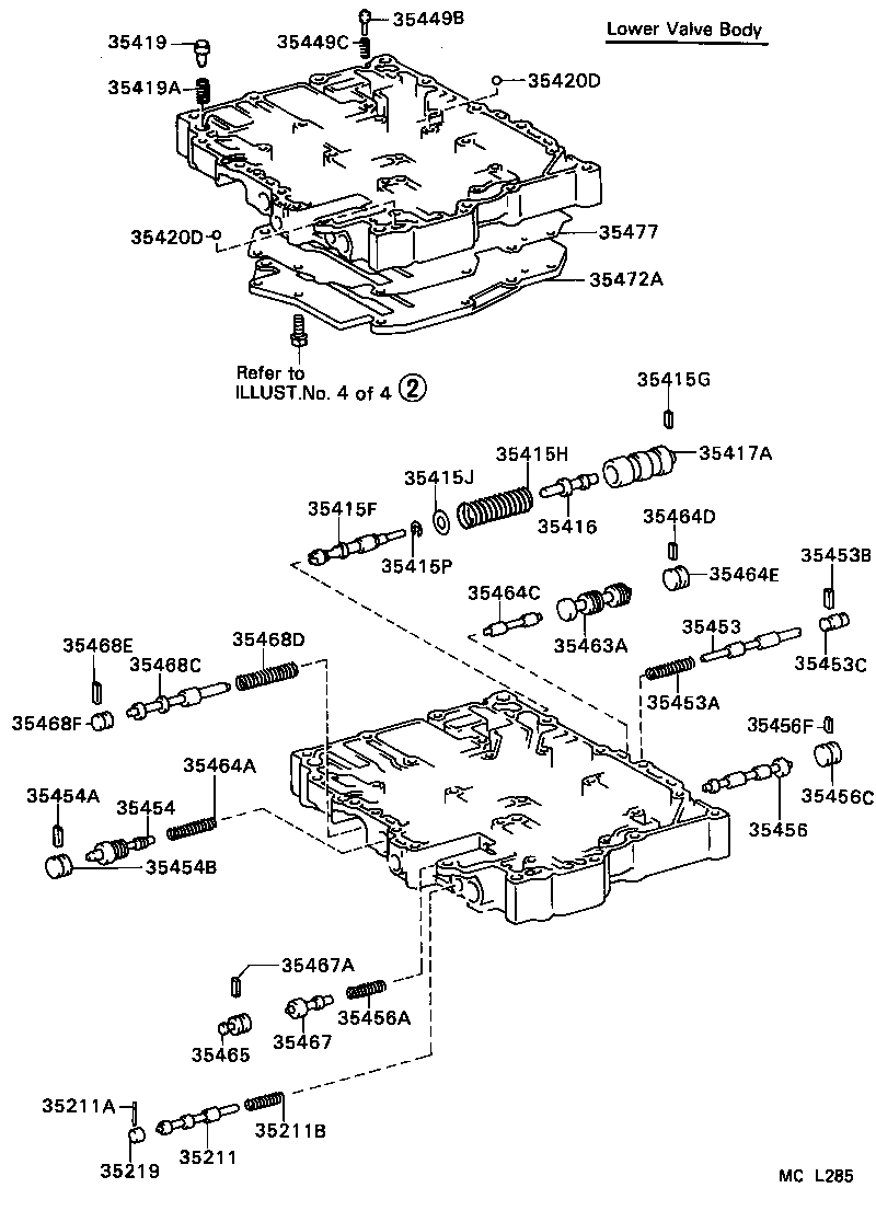  TERCEL |  VALVE BODY OIL STRAINER ATM