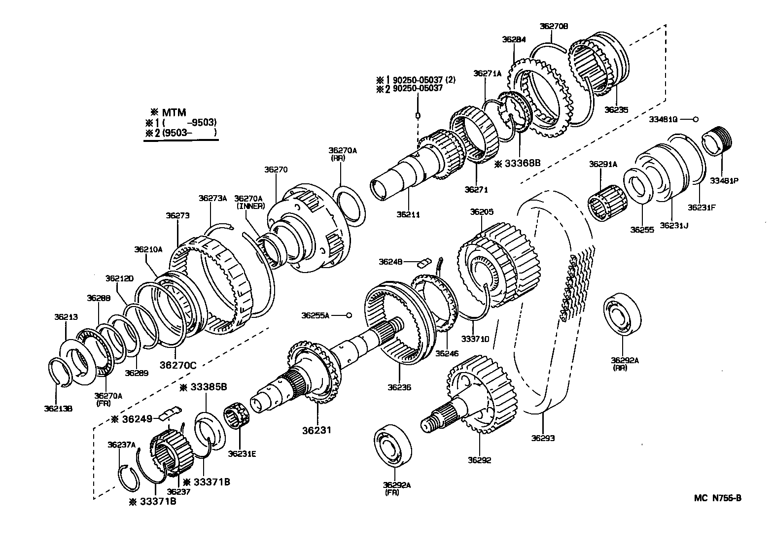  T100 |  TRANSFER GEAR