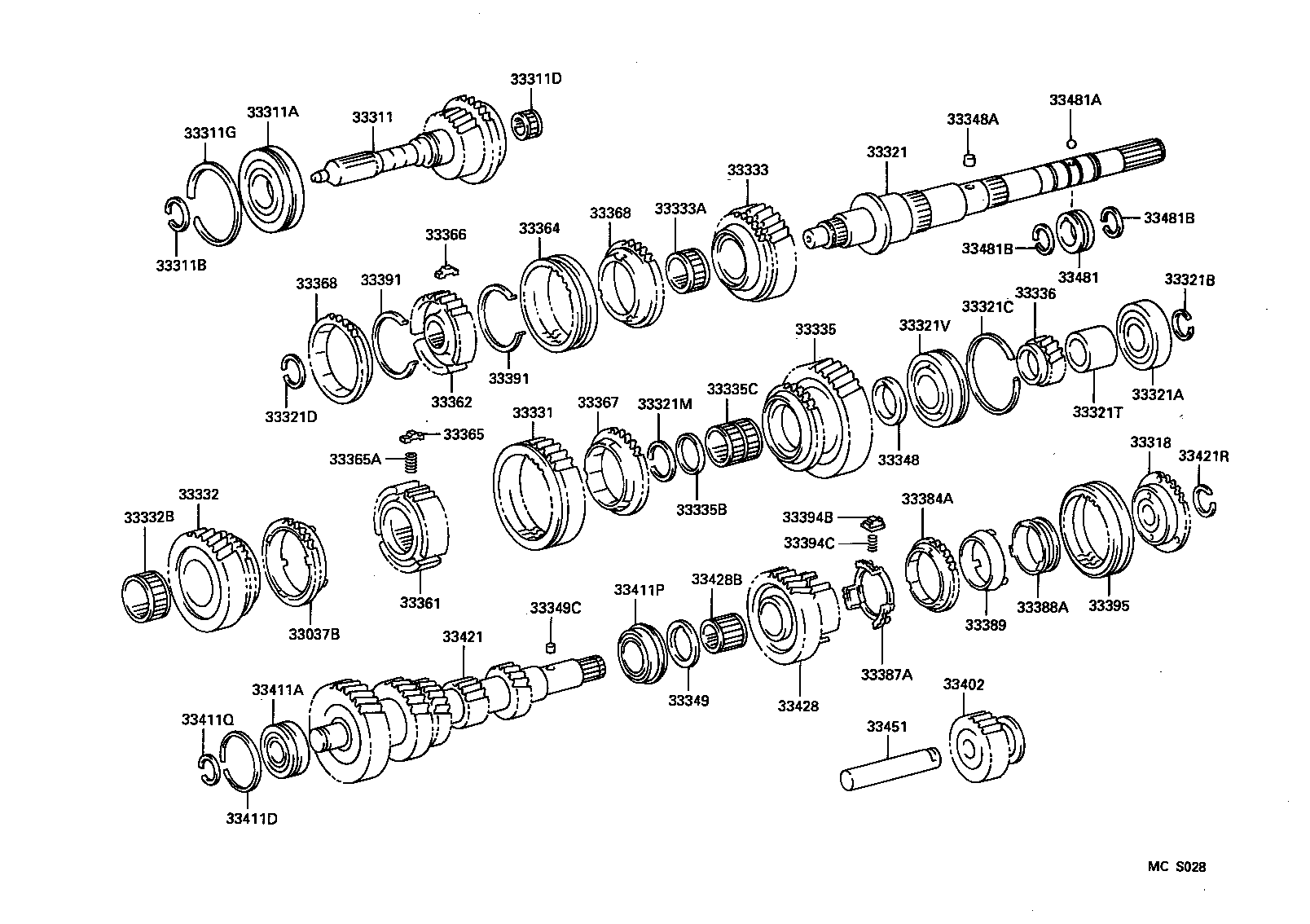  T100 |  TRANSMISSION GEAR MTM