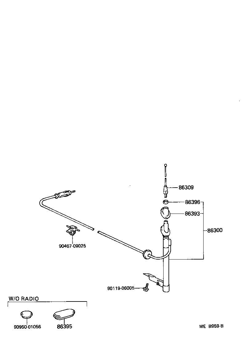  TERCEL |  ANTENNA