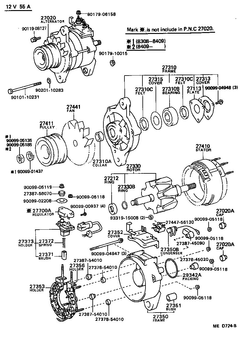  4 RUNNER TRUCK |  ALTERNATOR