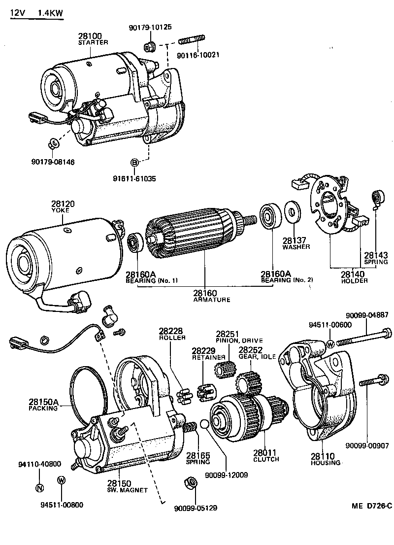  4 RUNNER TRUCK |  STARTER