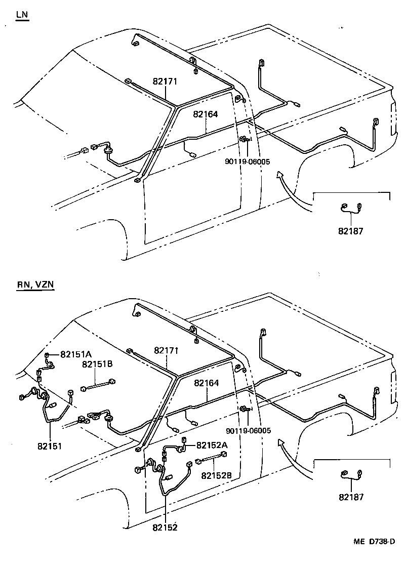  4 RUNNER TRUCK |  WIRING CLAMP
