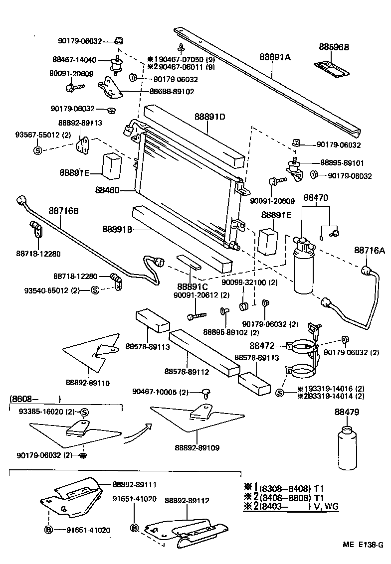  4 RUNNER TRUCK |  HEATING AIR CONDITIONING COOLER PIPING