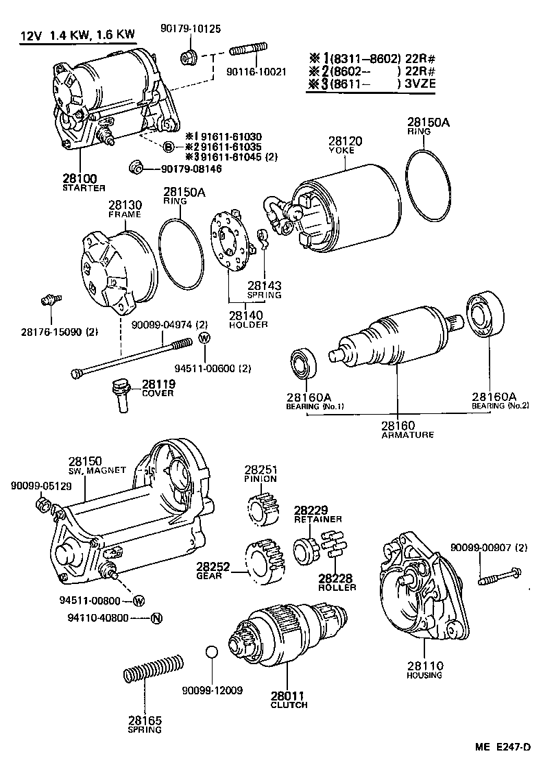  4 RUNNER TRUCK |  STARTER