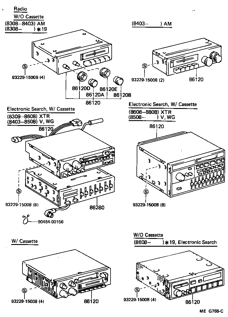  4 RUNNER TRUCK |  RADIO RECEIVER AMPLIFIER CONDENSER