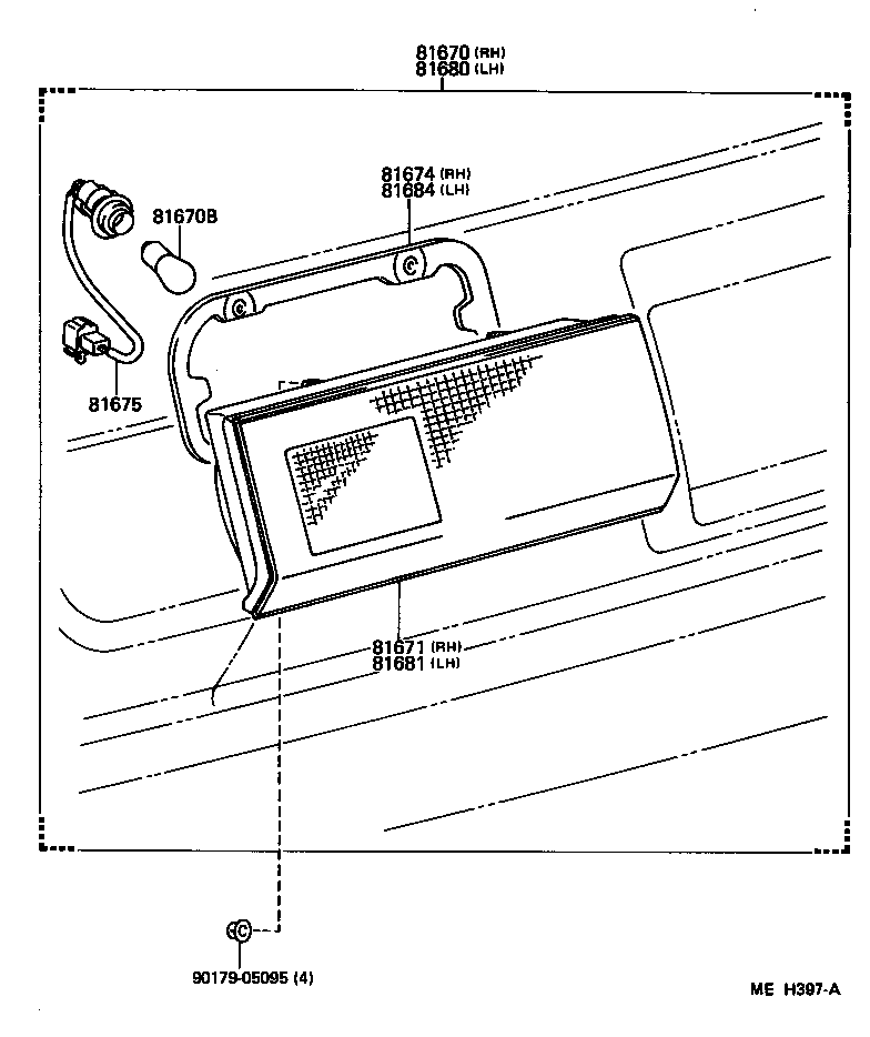  CAMRY |  BACK UP LAMP
