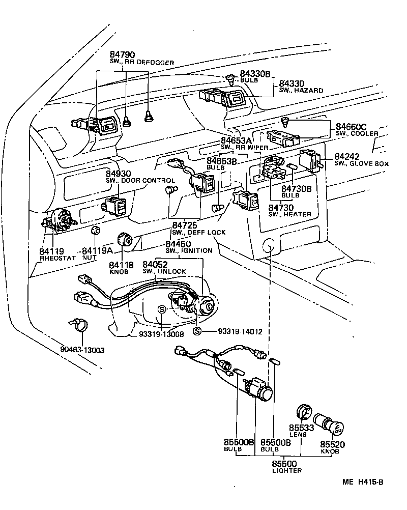  CAMRY |  SWITCH RELAY COMPUTER