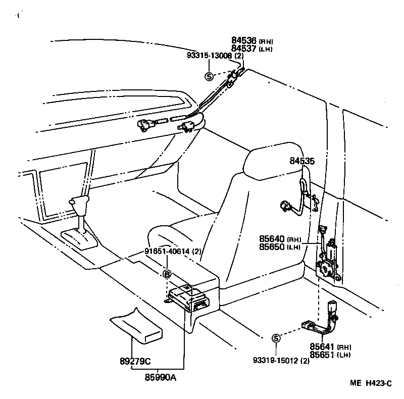  CAMRY |  PASSIVE BELT SYSTEM