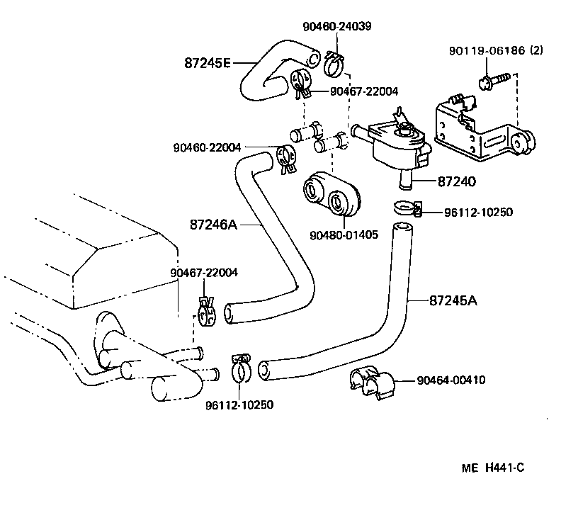  CAMRY |  HEATING AIR CONDITIONING WATER PIPING