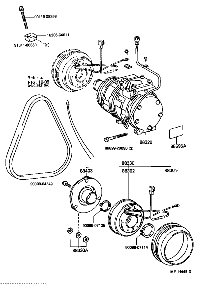  CAMRY |  HEATING AIR CONDITIONING COMPRESSOR