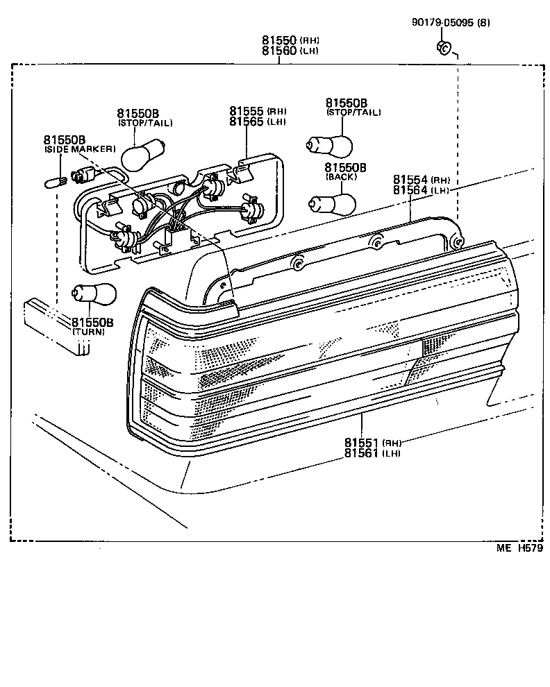  CRESSIDA |  REAR COMBINATION LAMP