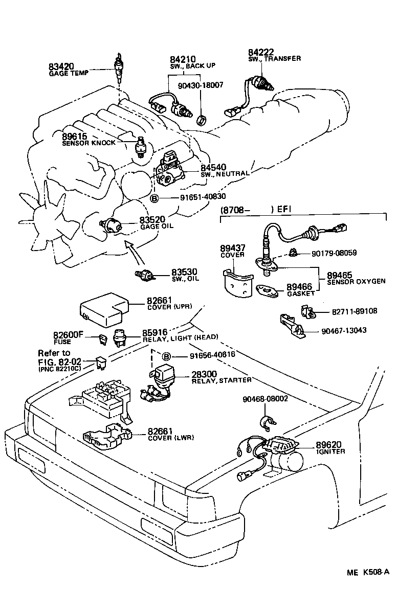 4 RUNNER TRUCK |  SWITCH RELAY COMPUTER