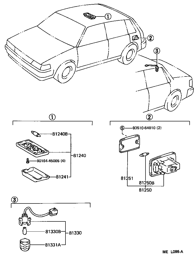  TERCEL |  INTERIOR LAMP