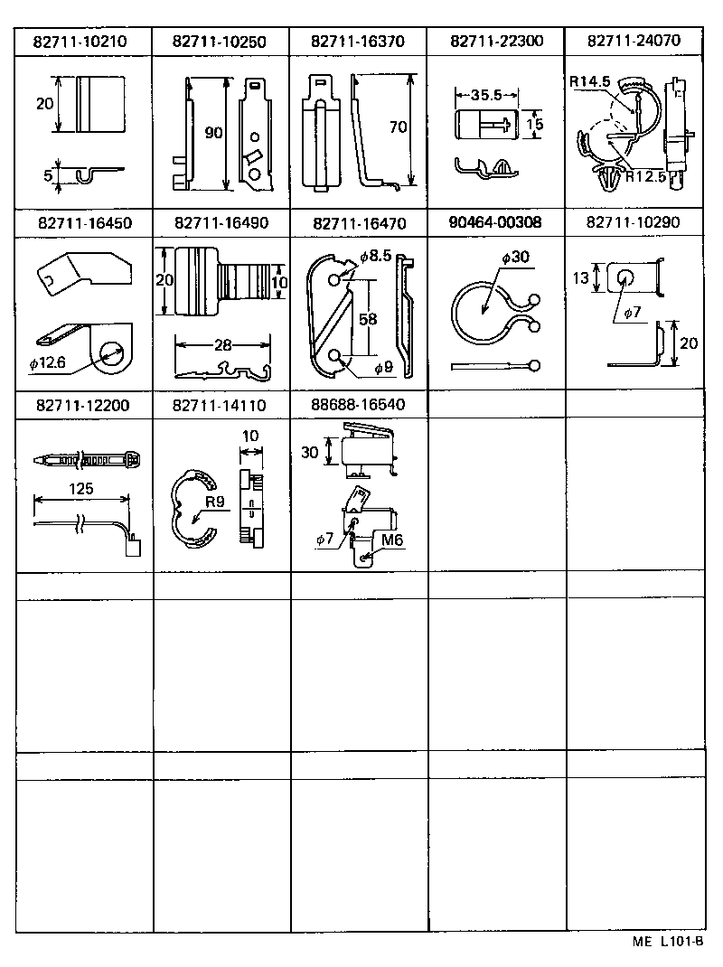  TERCEL |  WIRING CLAMP