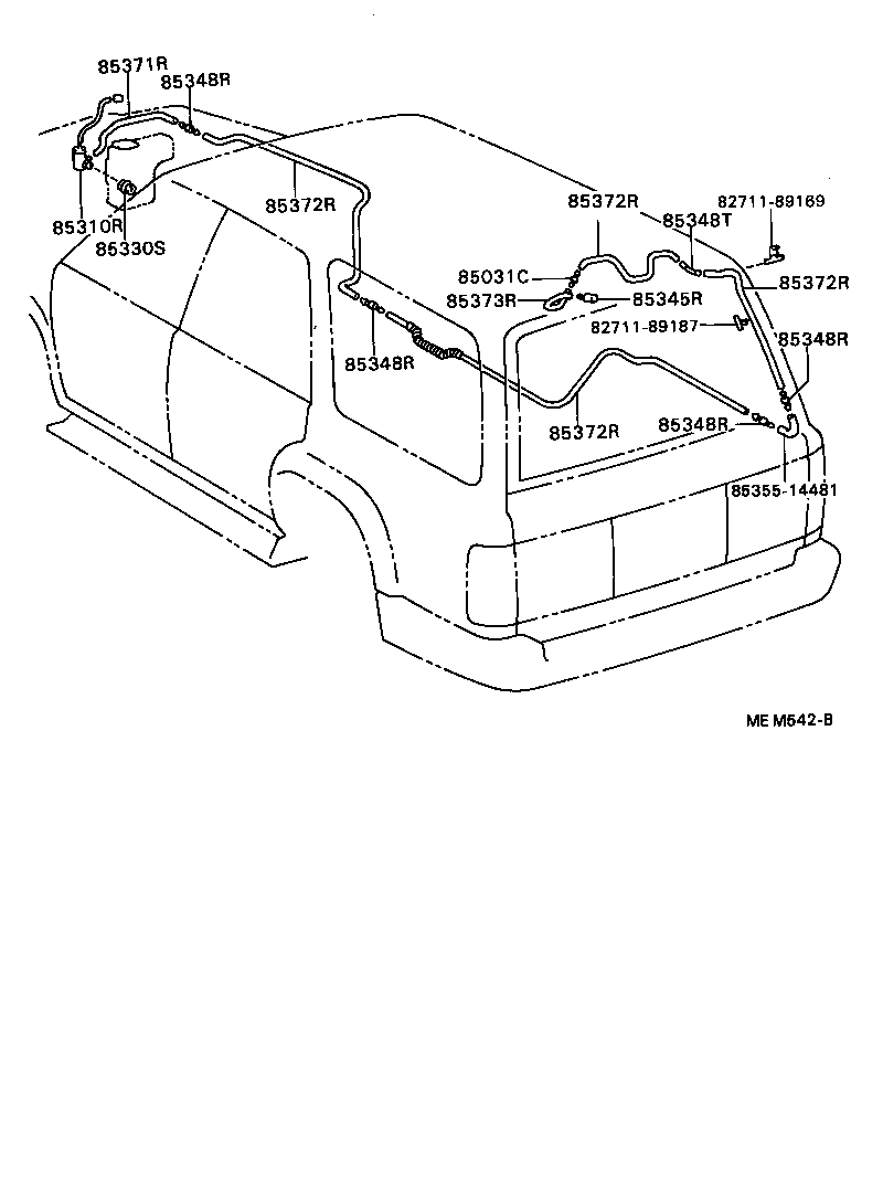  4 RUNNER TRUCK |  REAR WASHER
