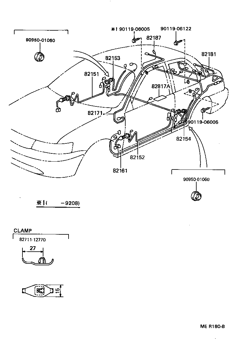  TERCEL |  WIRING CLAMP
