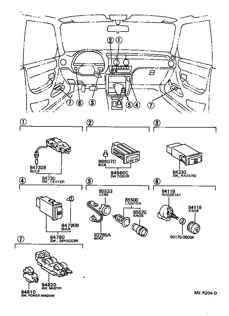  TERCEL |  SWITCH RELAY COMPUTER