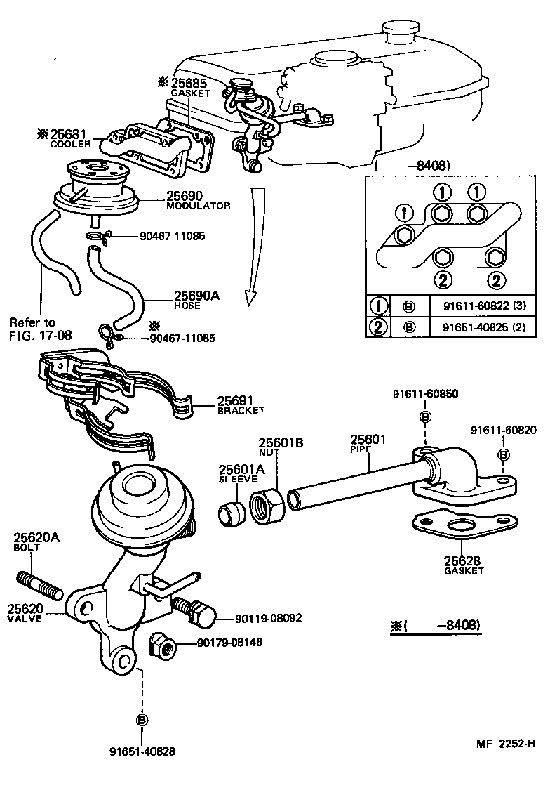  4 RUNNER TRUCK |  EXHAUST GAS RECIRCULATION SYSTEM