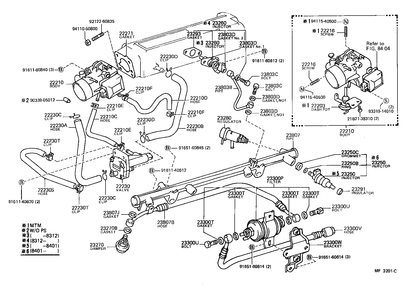  4 RUNNER TRUCK |  FUEL INJECTION SYSTEM