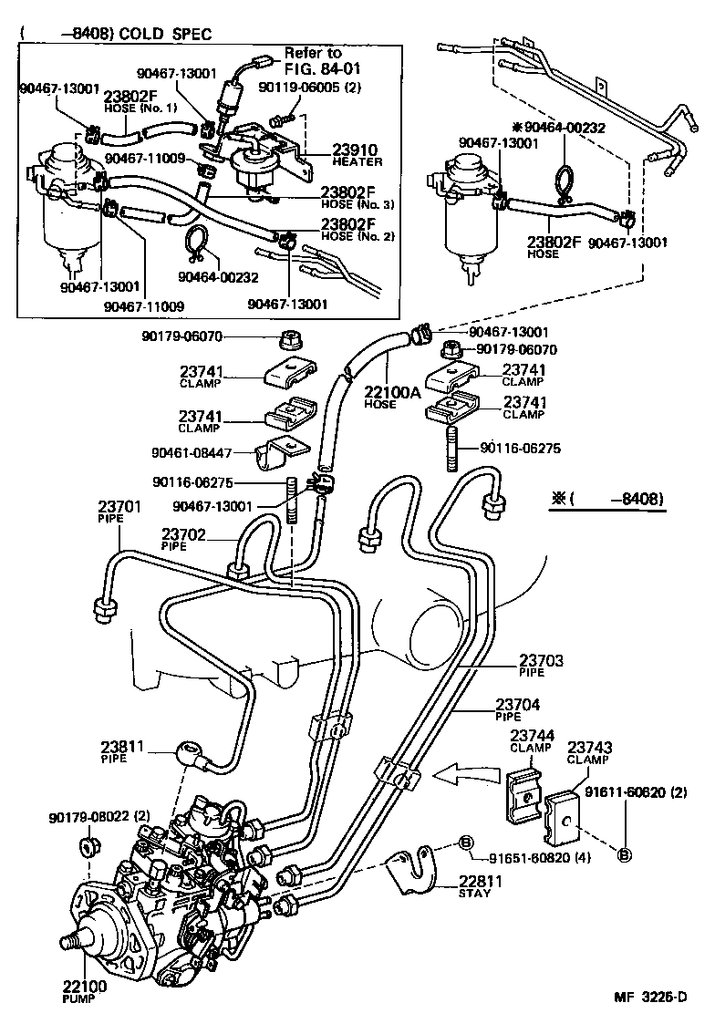  4 RUNNER TRUCK |  INJECTION PUMP ASSEMBLY