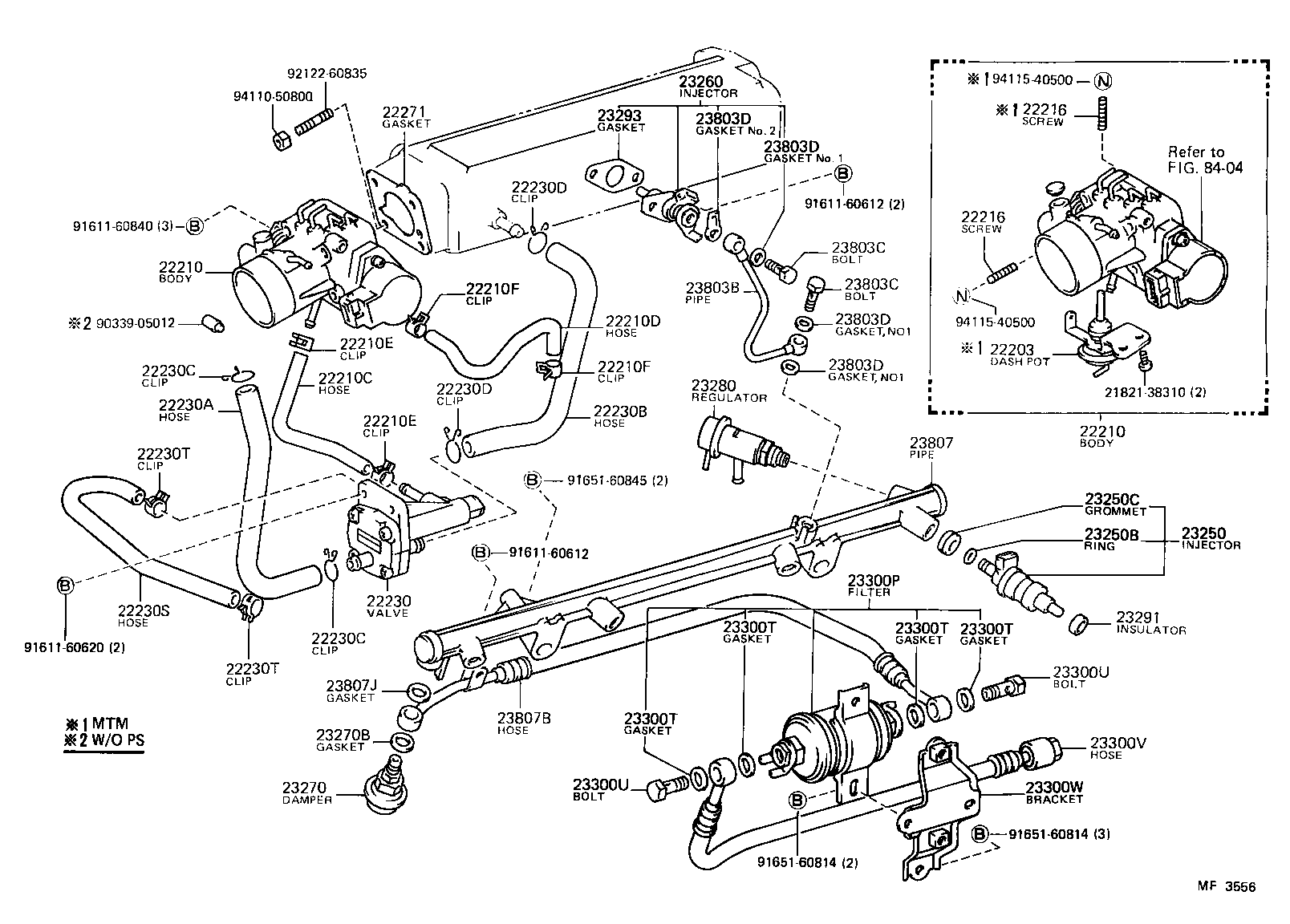  4 RUNNER TRUCK |  FUEL INJECTION SYSTEM