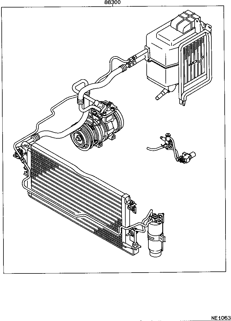  T100 |  HEATING AIR CONDITIONING SET