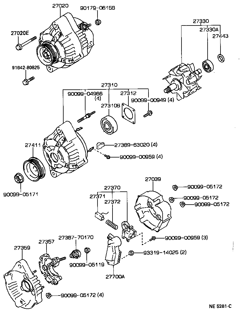  4 RUNNER TRUCK |  ALTERNATOR