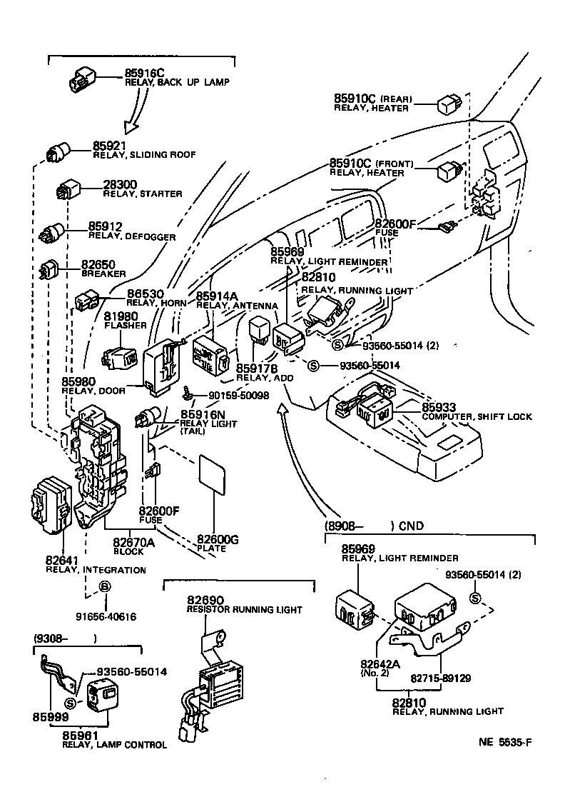  4 RUNNER TRUCK |  SWITCH RELAY COMPUTER