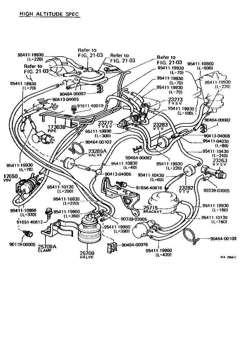  CELICA |  VACUUM PIPING