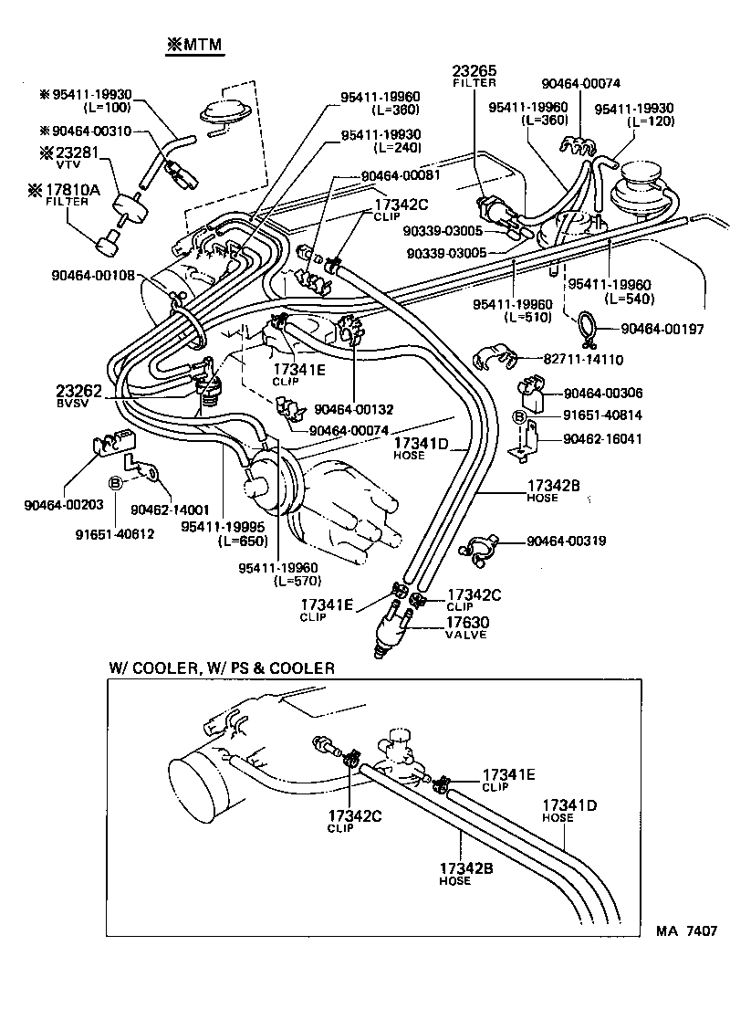  CELICA |  VACUUM PIPING