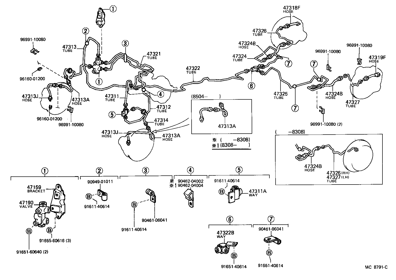  CELICA |  BRAKE TUBE CLAMP