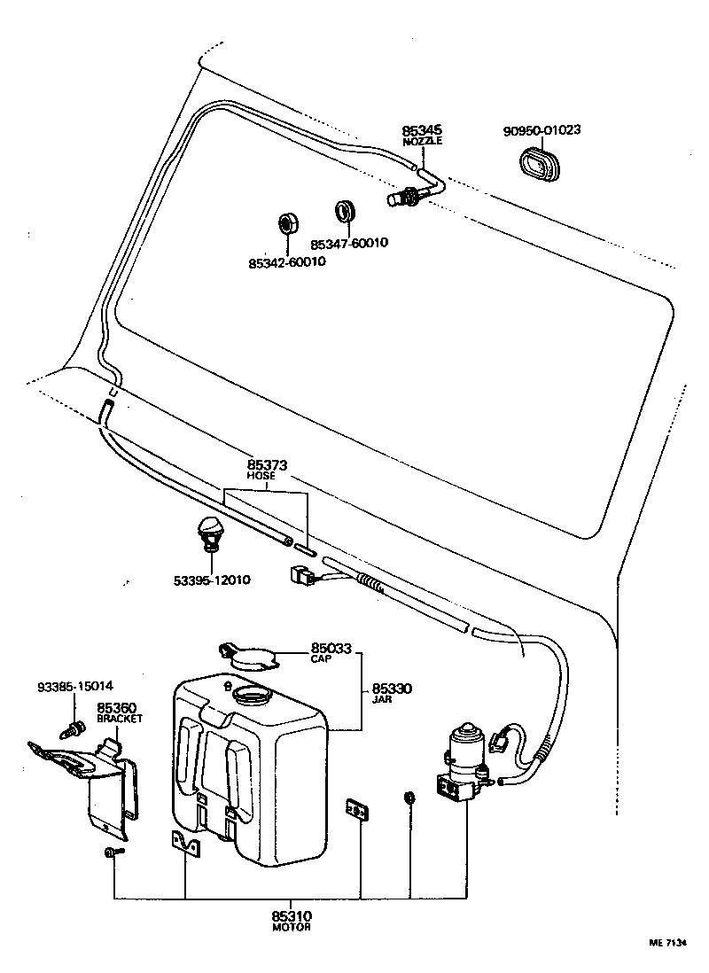  LAND CRUISER 40 55 |  WINDSHIELD WASHER