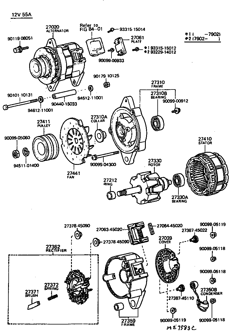  LAND CRUISER 40 55 |  ALTERNATOR